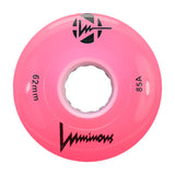 Luminous - Quad Roller Skate Wheels 62mm 85A x4