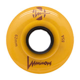 Luminous - Quad Roller Skate Wheels 62mm 85A x4